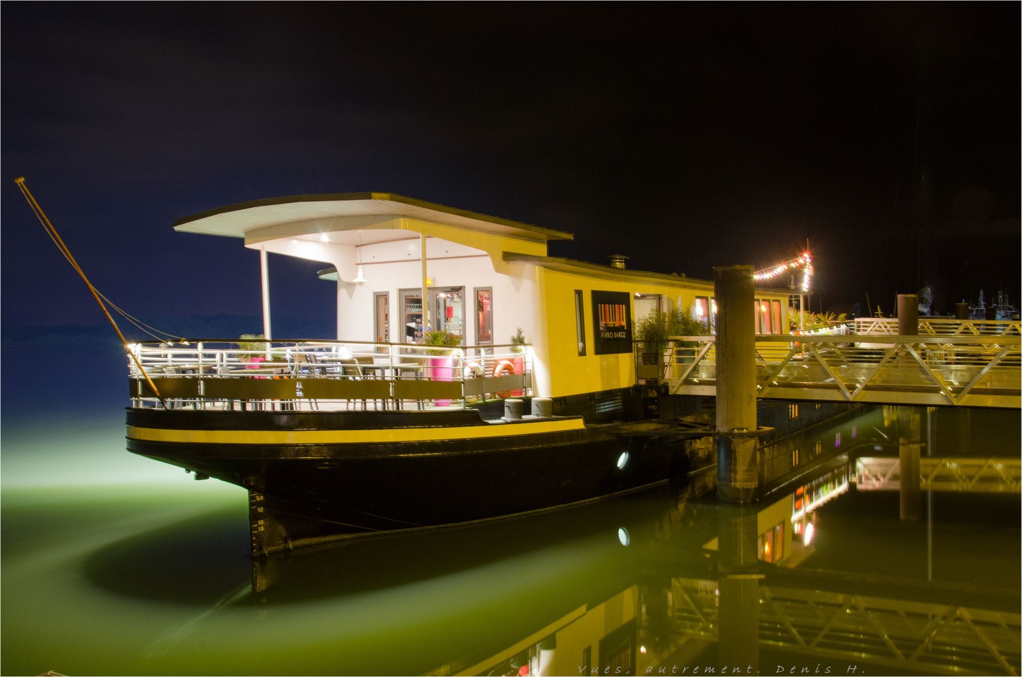 restaurant péniche golfe du morbihan réception vannes